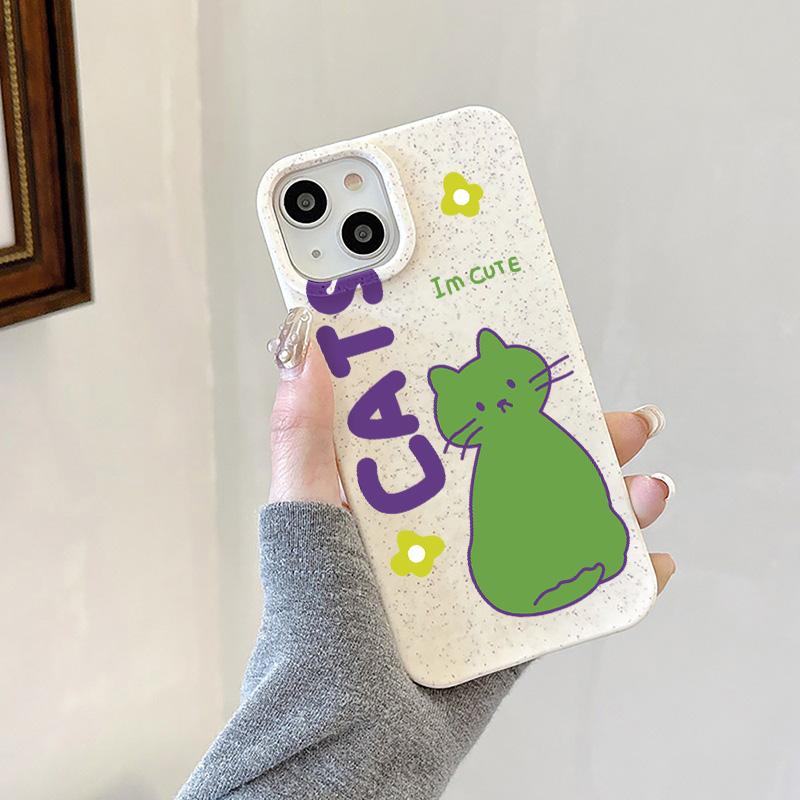 Mobile Phone Cases for iPhone 11 13 XR 15 Pro Max 12 14 Pro Max Case iPhone 16 7 Plus 8 Plus XS Max Degradable and Environmentally Friendly Anti-fall