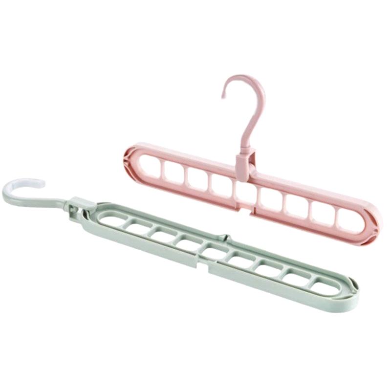 Magic Multi-Port Support Hangers For Clothes Space Saving Drying Rack Multifunction Plastic Wardrobe Organizer Clothes Rack