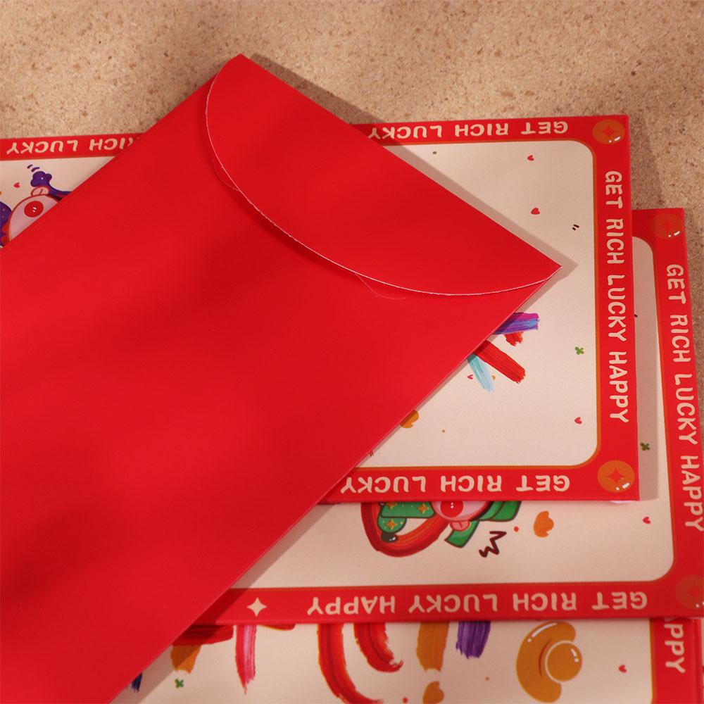 6pcs Blessing 2025 Red Envelopes Chinese Style Lucky Money Packets  Lunar New Year