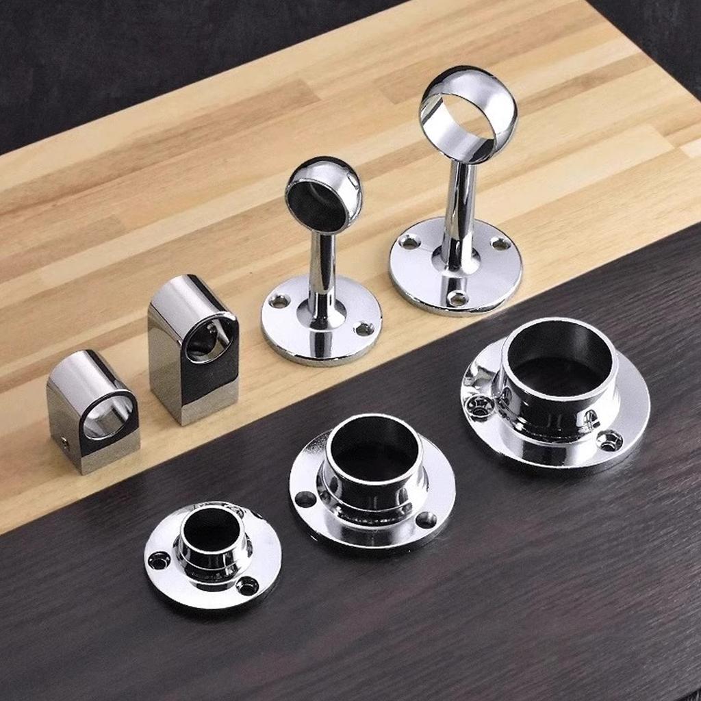 Stahl Kleiderschrank Flanschhalter Verbindungsstücke Stahlrohrverbinder Kleiderschrankflansch für sichere & stilvolle Schrankmontage