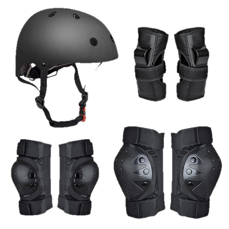 Adult & Kids Protective Gear Set for Skateboarding, Roller & Ice Skating - Includes Elbow Pads, Knee Pads, Wrist Guards.