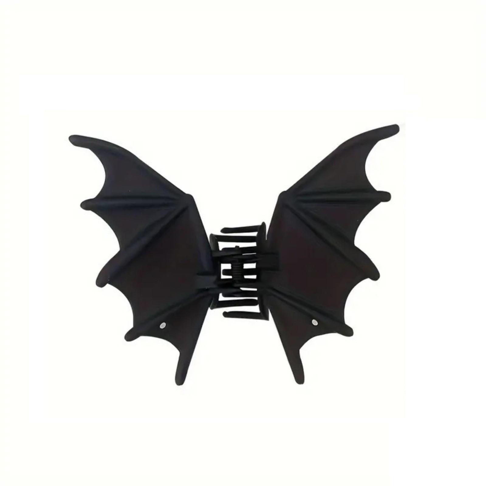 

Заколки для волос на Хэллоуин для женщин, Заколки для волос готические большие заколки в форме летучих мышей, Аксессуары для волос на Хэллоуин, Зажимы для волос с сильной фиксацией One Size