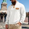 2025 New Autumn and Winter Fashionable and Versatile Simple Solid Color Men's Loose Sweatshirt