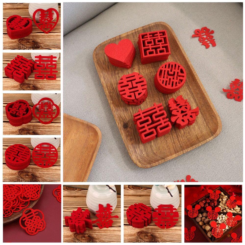 

Двойное счастье Счастливые персонажи Китайский стиль Свадьба Счастье Конфетти Вечеринка