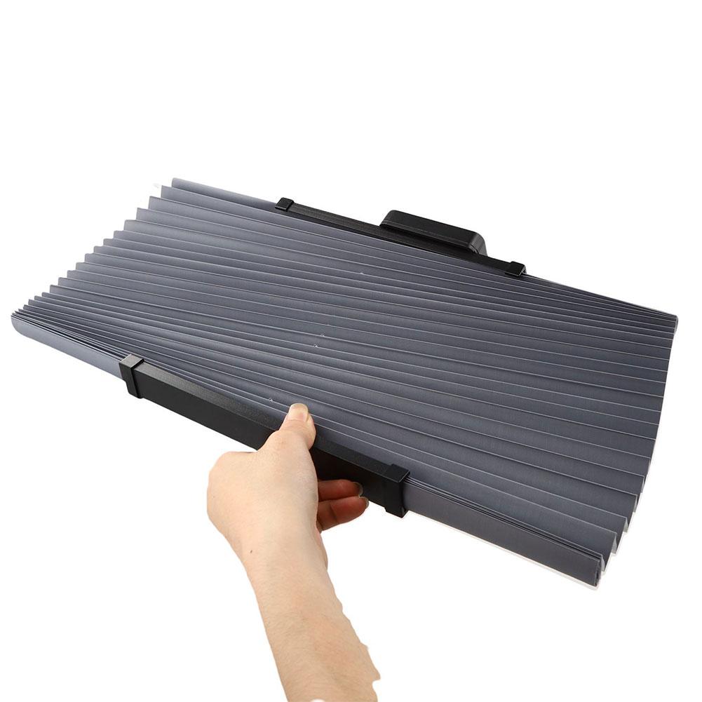 Car Windshield Sunshade Curtain Retractable Set Front Rear Window Sun Shade Protector UV Reflective Film Auto Sun Visor Covers