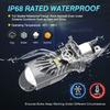 MAXGTRS Plug& Play H4 LED Headlight Mini Projector Lens LED Auto Lamp 110W Light 12000LM