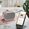 Bluetooth Speaker with High Volume, Wireless AUX Support for Baby Sleep, Natural Sounds, ABS Material, FM, TF Card, Light Blue
