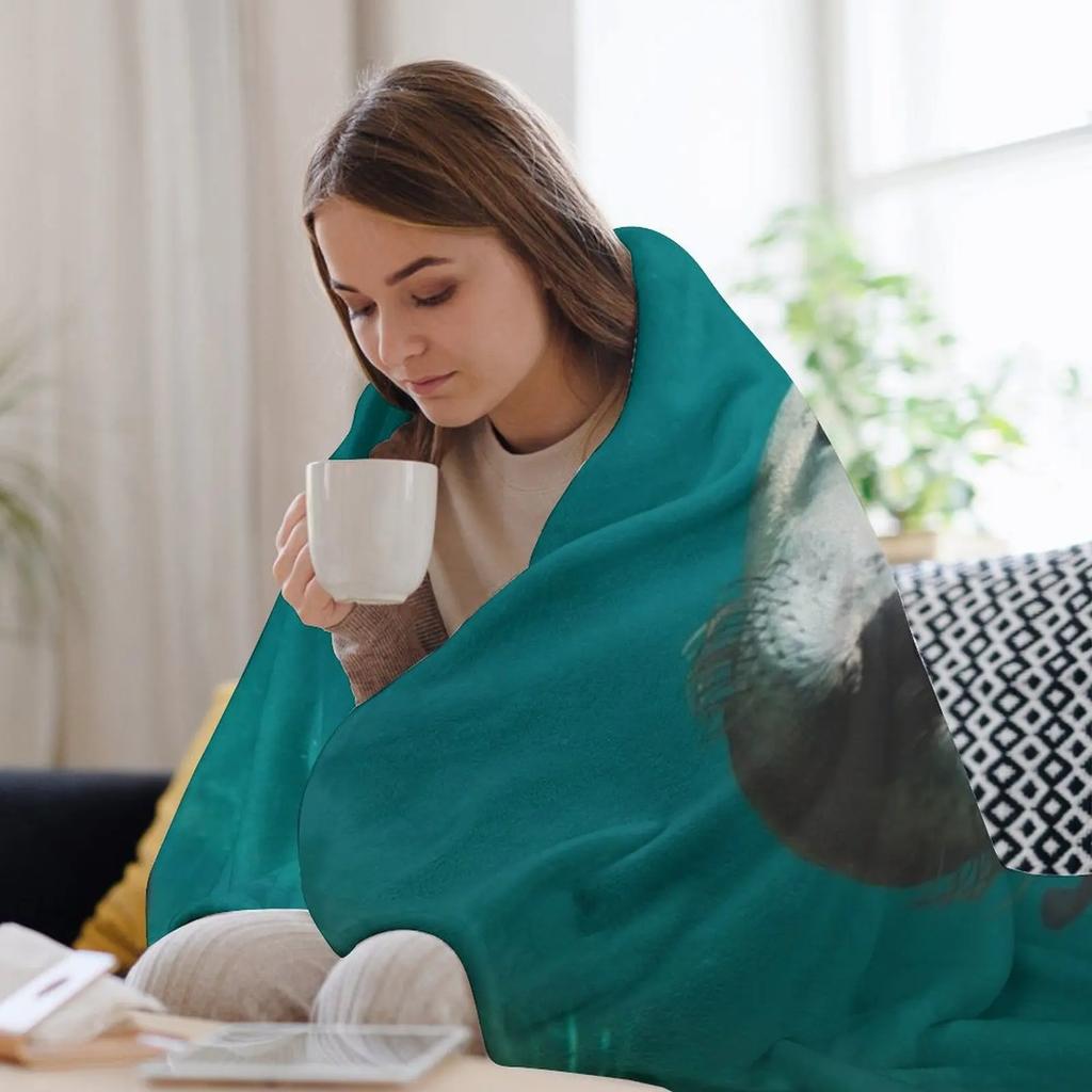 Seal Throw Blanket Machine Washable Soft Warm Blanket
