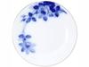 Okura Pottery Blue Rose 23cm Fish Plate, Made In Japan, 2h/8011-a