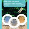 3-Colors Led Electric Ceiling Fan Lamp with Remote Control E27 Base Converter 3-Speeds AC 85-265V Ceiling Fan with Light Bedroom