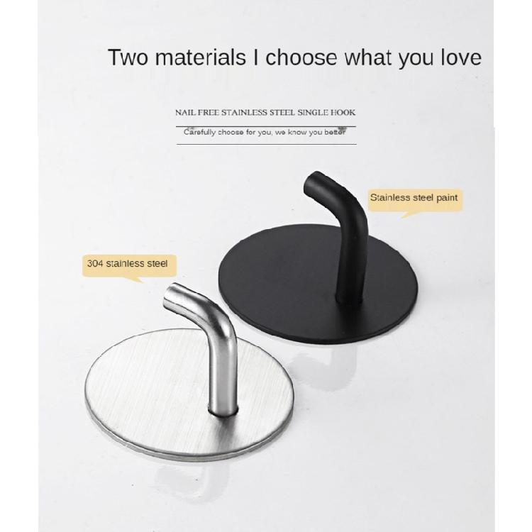 Wall Hook Storage Hanger 304 Stainless Steel Wall Hook Self Adhesive Towel for K