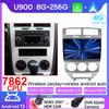 Car Radio Android 14 For Dodge Caliber 2007 - 2010 GPS Navigation Video Auto Stereo Multimedia Player Screen No 2din 4G Wifi DVD