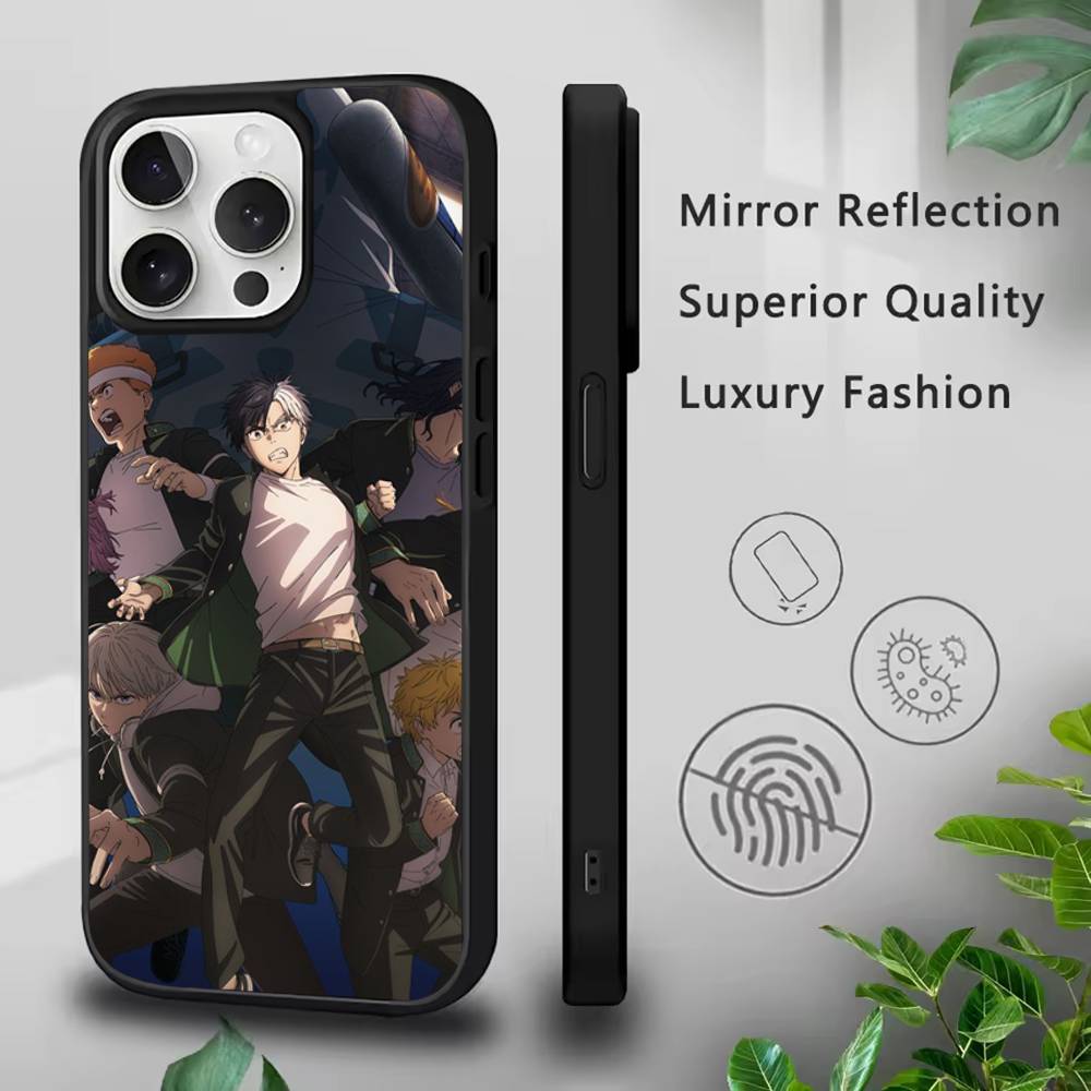 Anime W-Wind B-Breaker Phone Case For iPhone 17,16,15,14,13,12,11,Pro,Max,Plus,Mini,SE4,E Magnetic Magsafe Wireless Charging