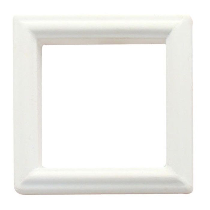 Cadre à décorer - DTM - Carré - Plâtre - 6.5 cm - Fabrication française