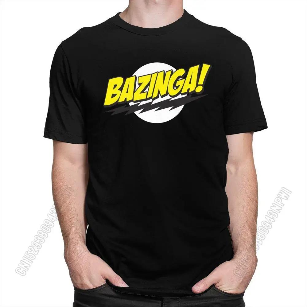 The Big Bang Theory Bazinga T Shirt Unisex Solid Cotton Sport Short Sleeve Commute Crewneck Tops Unisex Unisex Tops Big Size Tshirts