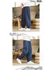 Men's Chinese Style Tai Chi Wide-Leg Pants: Spring/Autumn Martial Arts Cotton-Linen Bloomers