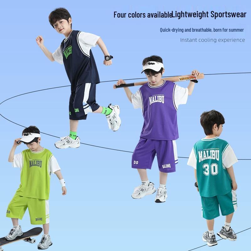 Little Elephant Hamm Boys' Basketball Sportswear Set