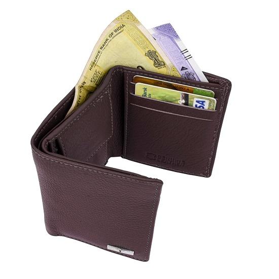 Travis Brown Leather Wallet for Men