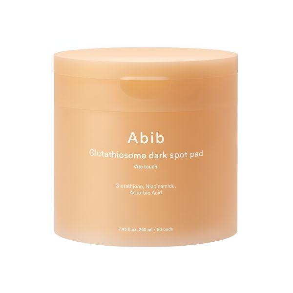 Abib Пэды для лица с глутатионом и витамином C Vita Touch против пигментации, осветляющие, выравнивающие тон 220 мл 60 шт.
