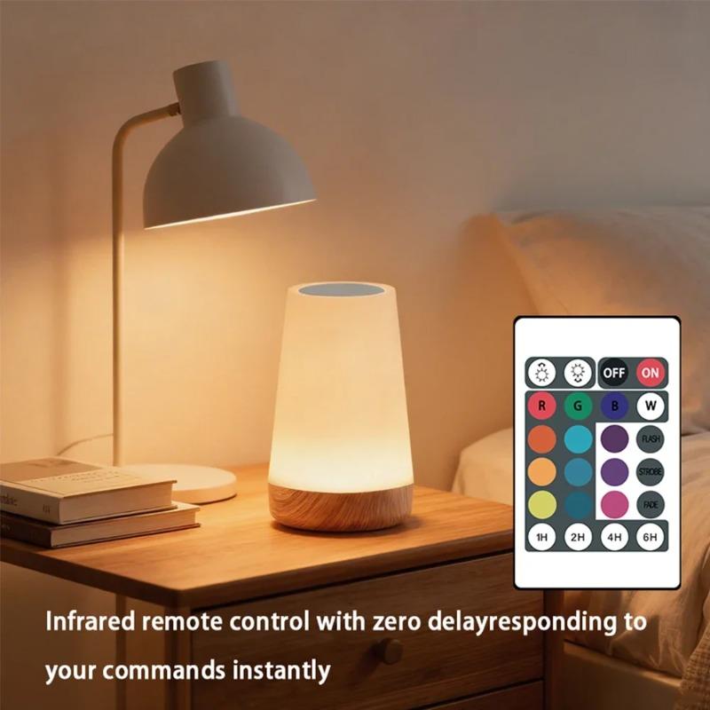 Night Light Dimmable Touch Lamp Rechargeable 13 Color Light Atmosphere Table Lamp Bedroom Living Room Party Decorations Gift