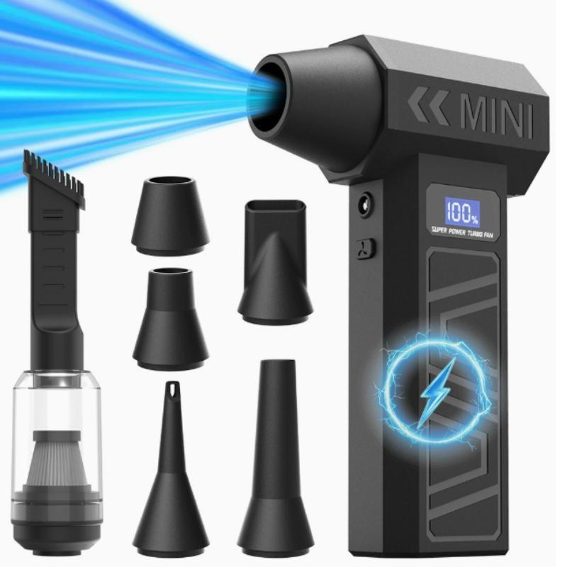 Kraftig luftpumpe Turbovifte 110000 o/min Børsteløs turbovifte Jetblåser LED Støvsuger Luftstøver Blåser