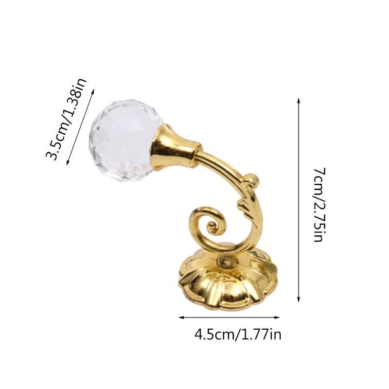 Curtain Holdbacks Curtain Tiebacks Hooks for Drapes Crystal Curtain Holdback Curtain Holders Wall Metal Drapery Hooks