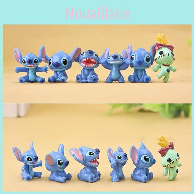 Disney Lilo Stitch 12 Pcs Action Figures Collection Set Adorable Ornament For Kids And Fans Of The Cartoon!