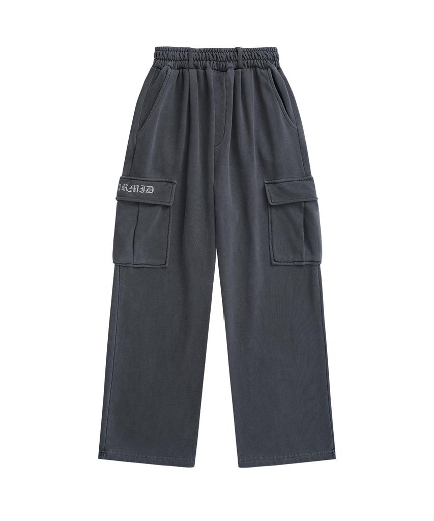 CARMID Pigment Pocket Wide Jogger Pants [Charcoal]