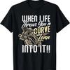 Gaz d'Ass ou Herbe Personne ne Roule Gratuitement Cadeau Moto T-shirt Biker