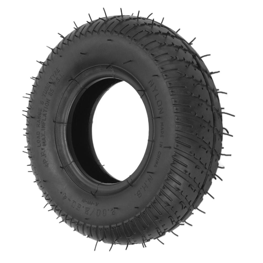 2.80 2.50‑4in Pneumatic Tire 8.5in 21.59cm Diameter for 4in 10.16cm Rim Hand Truck Utility Cart Electric Scooter