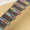 1 Zestaw naklejek z etykietami instrumentów dla początkujących, naklejki ze skalami gitarowymi, naklejki na podstrunnicę, papier ze skalami gitary akustycznej
