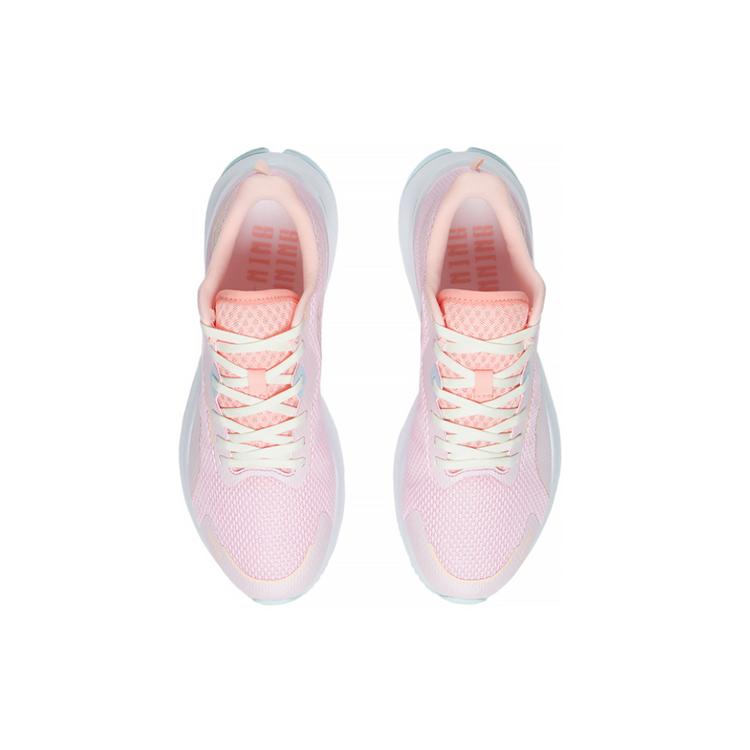 New LiNing YueYing 1.0 Breathable Low Top Running Shoes Women's Pink White ARHS028-3