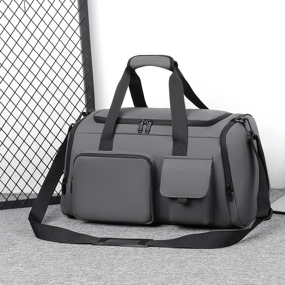 Gymbag, tørr og våt separat, duffelbag, stor kapasitet, svømmebag, reisebag for menn, oppbevaringsbag
