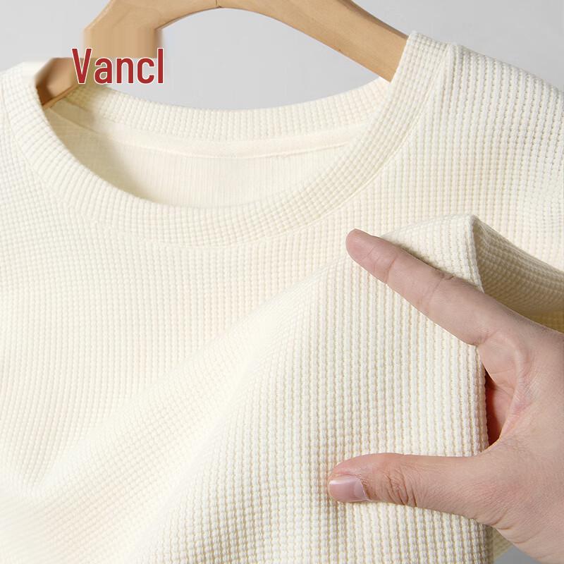 VANCL Men's Waffle Knit Short Sleeve T-Shirt