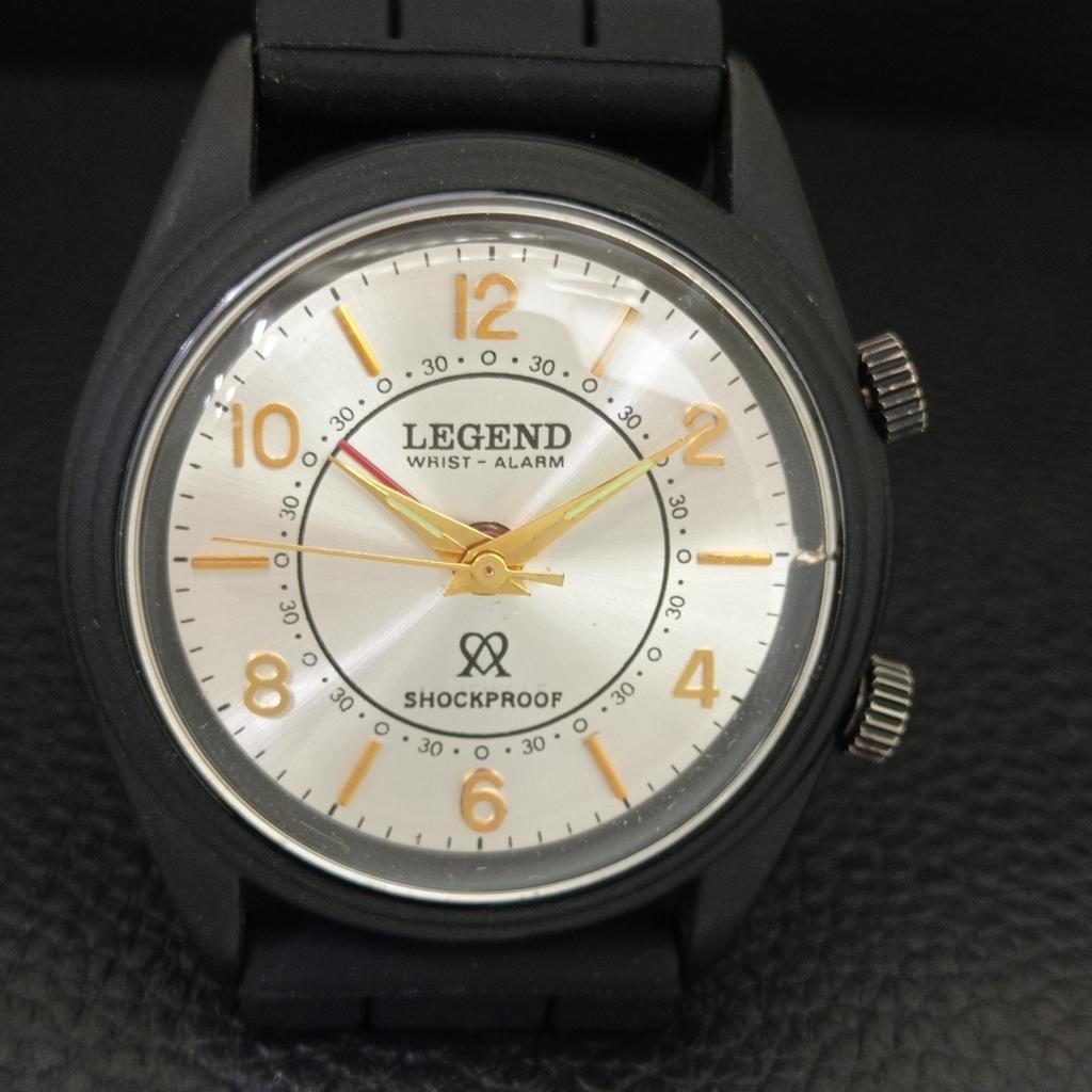 REFURBISHED VINTAGE LEGEND HAND-WINDING SWISS MENS ALARM WATCH A707547-1
