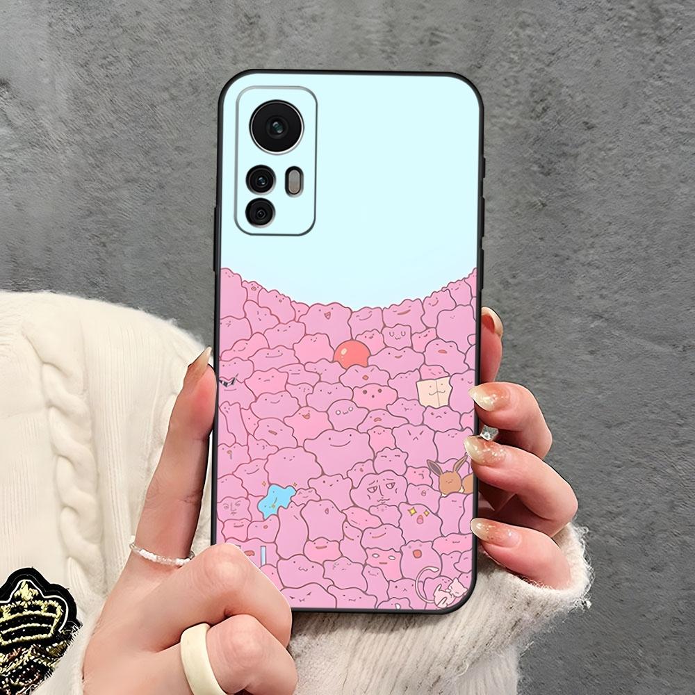 Cartoon Cute Ditto Phone Case For Xiaomi 13 12 11T Lite Ultra Redmi Note 13 12 10 Pro POCO F4 F5 X5 Pro Back Cover