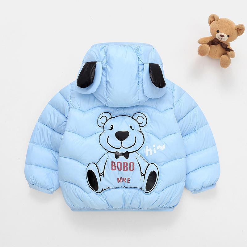 Îmbrăcăminte pentru copii de toamnă și iarnă Jachetă de bumbac de puf pentru copii, băieți și fete, jachetă cu glugă pentru copii