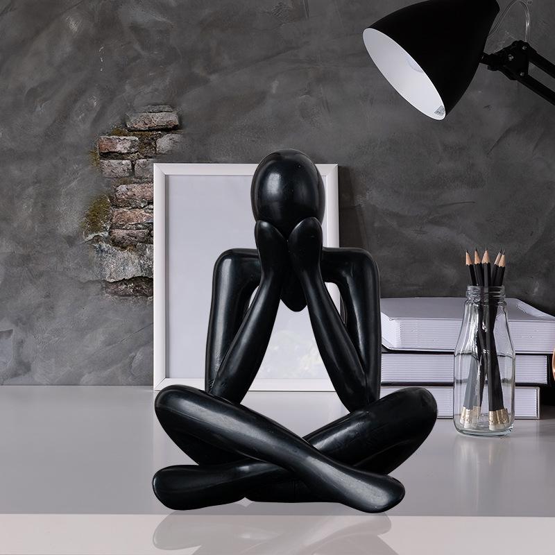 Creative Abstract Figurine Plastic Room Ornament for Entrance Hall Art Decoration