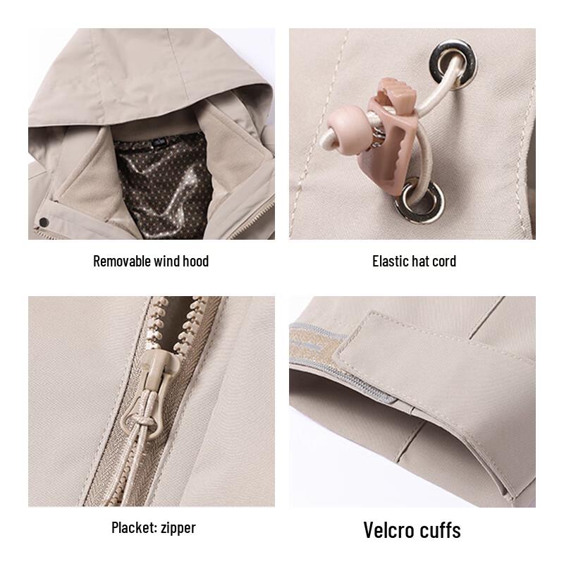 JEEP SPIRIT Unisex 3-in-1 Waterproof Hooded Outdoor Jacket