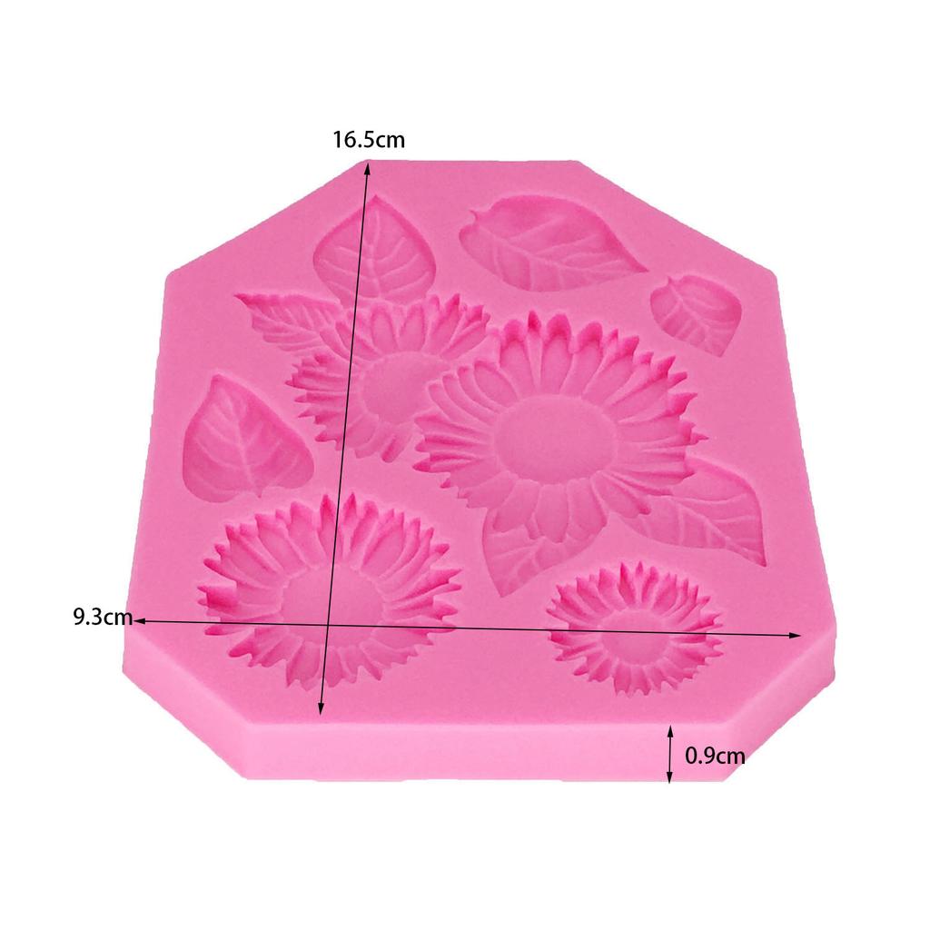 Big Rose Sun Flower Molds DIY Handmade Baking Tools Cake Decorating for Party   Birthday Gift