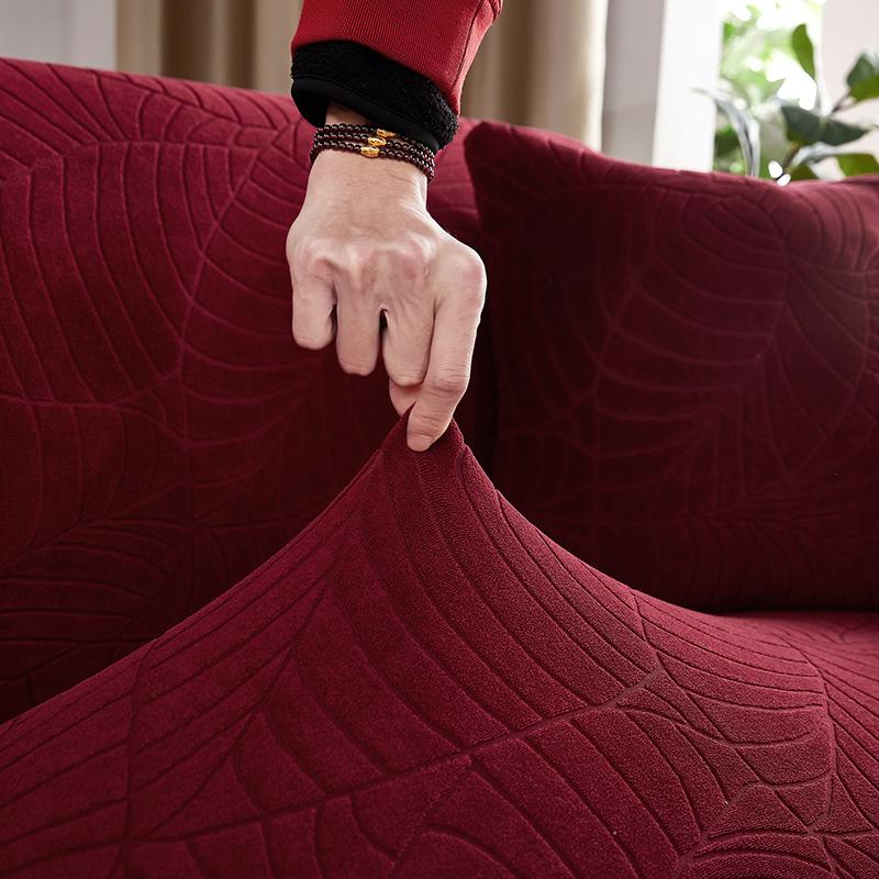 1PC Thick Sofa Cover Elastic Jacquard Sofa Cover for Living Room 1/2/3/4 Seater Sofa Cover L-shaped Corner Sofa Cover