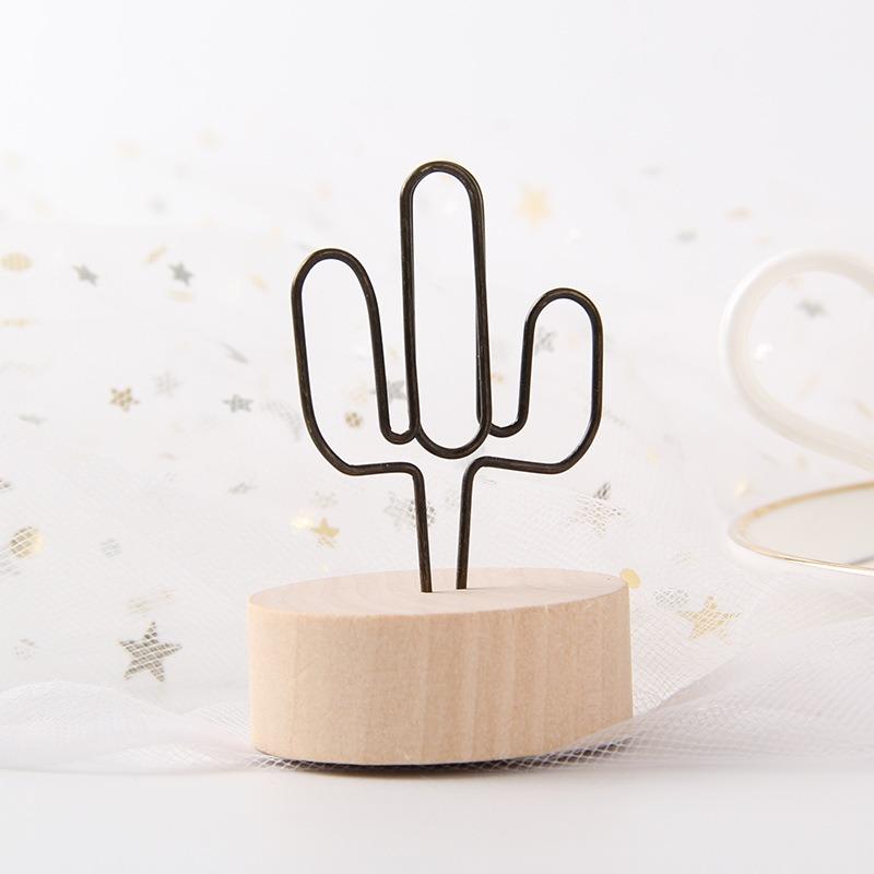 Retro dřevěný držák na poznámky