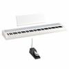 KORG B2 88-Key Digital Piano for Beginners with Music Stand, White (B2 WH)
