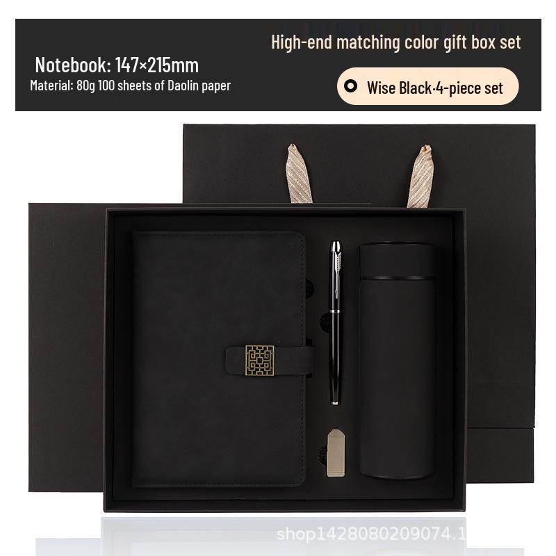 Verdickte Leder-Business-Schnallen-Notizbücher für Konferenzen und Tagebücher