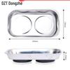 Magnetic Stainless Steel Parts Tray for Car Repair - 3", 4", 6" Sizes