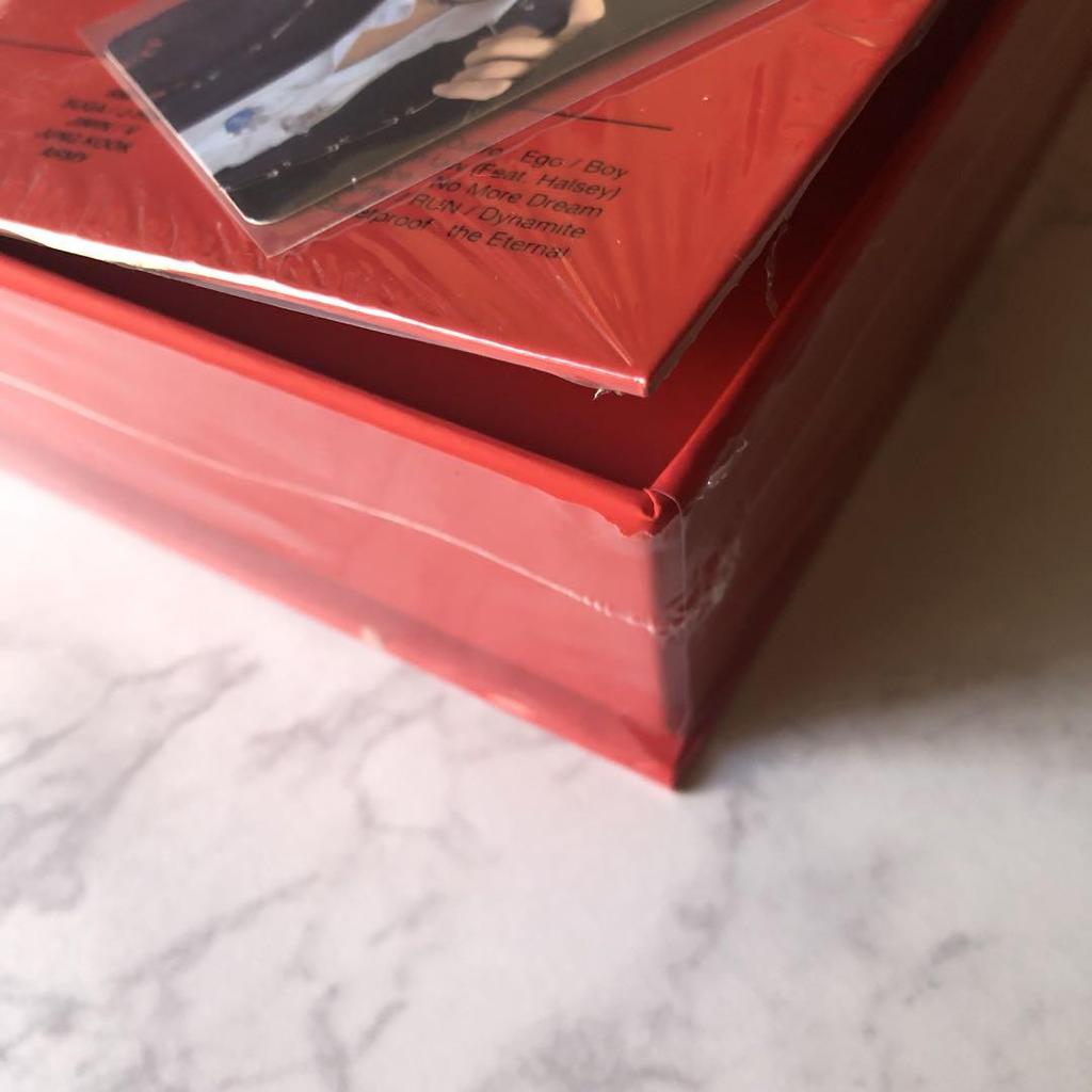 [USED] Official MAP OF THE SOUL ON:E DVD Trading Cards RM No missing cards