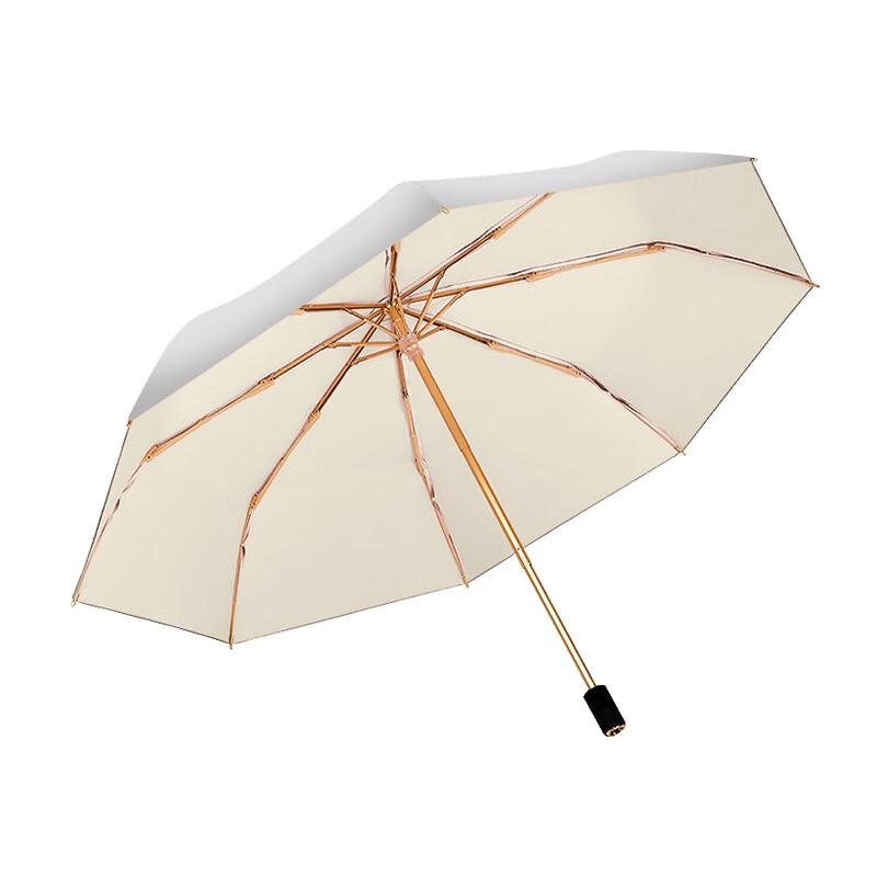 Tri-polar Dual-Use Anti-UV Tri-Fold Umbrella