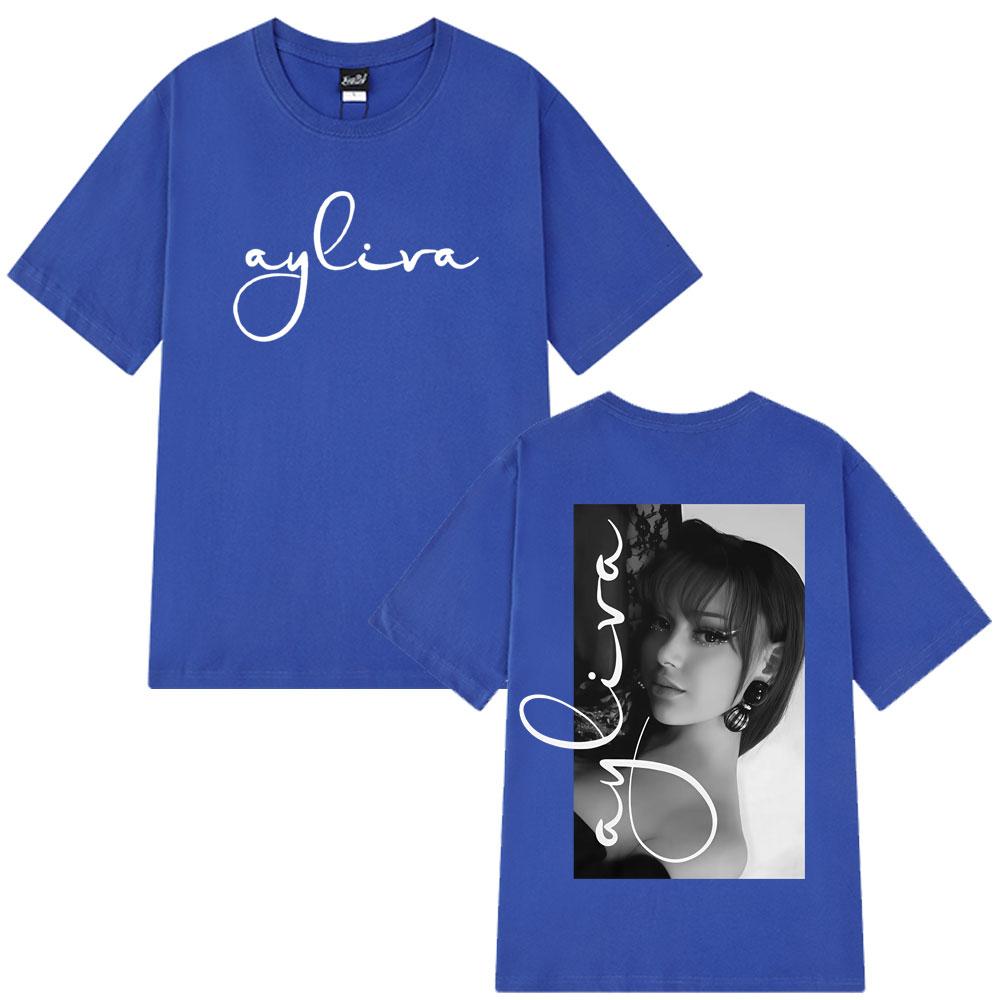 Die Ayliva Tour Hot Sale 2025 T Shirt Men Women Vintage Fashion T Shirts Short-sleeved Casual Cotton Aesthetic Trendy T-shirts