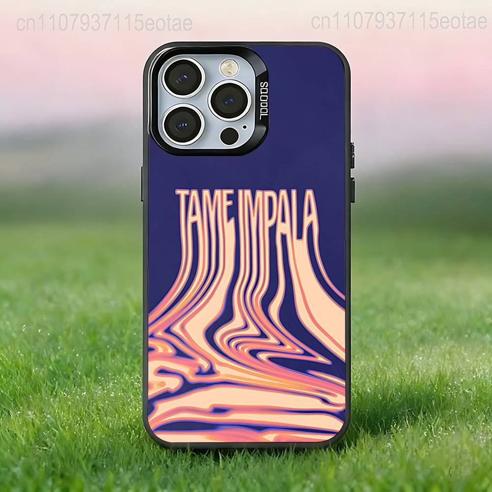 Deadbeat T-Tame I-Impala Pouzdro na telefon Pro iPhone 17,16,15,14,13,12,11,Pro,XS,Max,Plus,Mini,SE4,E Černý Matný Nárazuvzdorný Kryt