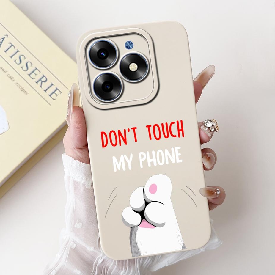 For Tecno Spark 20C Case Spark20 Pro KJ6 Cute Animals Carton Cover Soft TPU Phone Case For Tecno Spark 20 Pro Plus Spark20 Shell